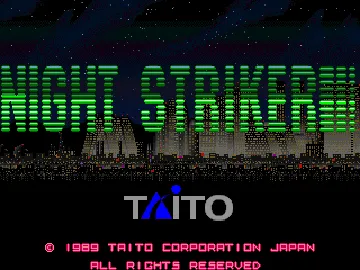 Night Striker (US) screen shot title